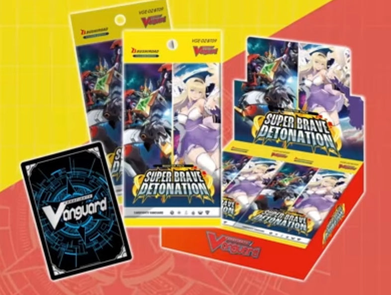 Bushiroad Vanguard TCG Super Brave Detonation – Booster Box Original Sellado-16 sobres