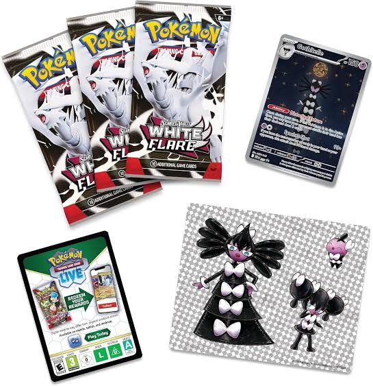 Tech Sticker Collection Pokémon TCG White Flare en Inglés