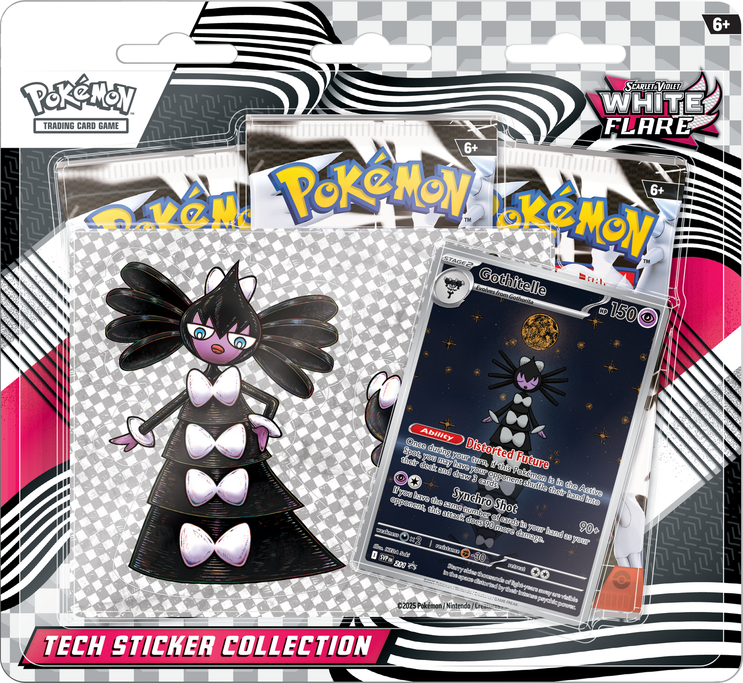 Tech Sticker Collection Pokémon TCG White Flare en Inglés