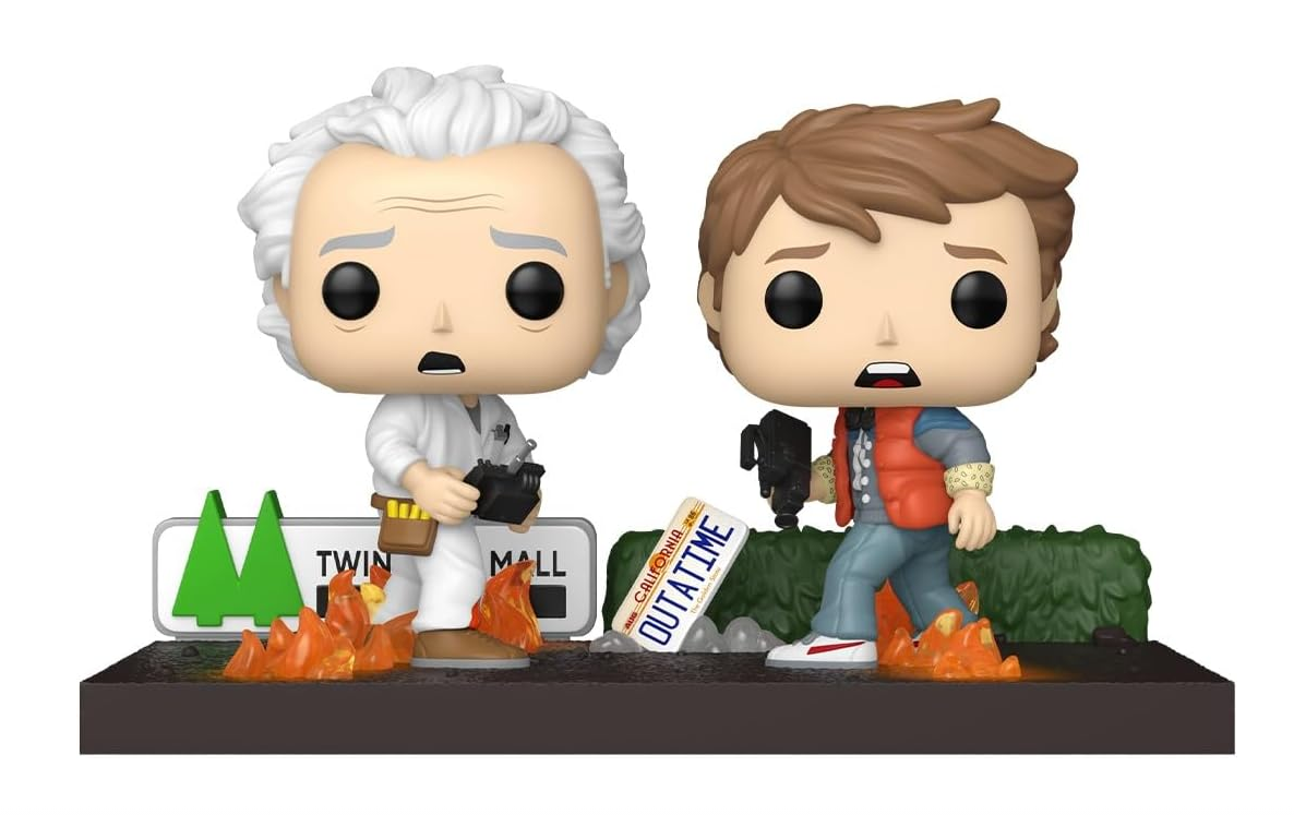 Funko Pop! Moment Back to the Future Doc & Marty | Figura Coleccionable Oficial