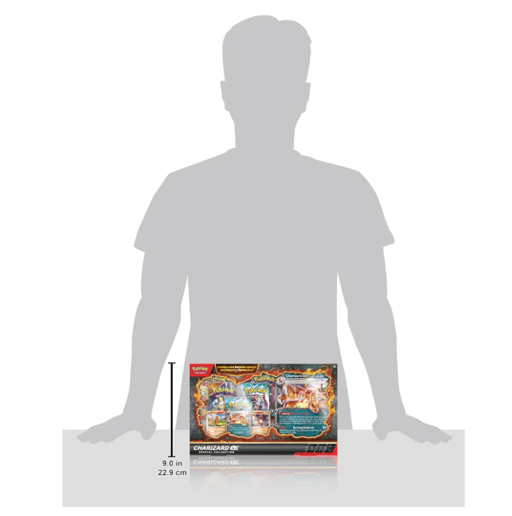 Charizard ex Special Collection Pokémon TCG (Español Latino) – Caja de colección con cartas exclusivas