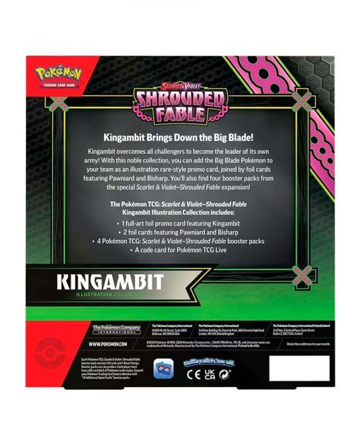 Pokemon TCG Shrouded Fable King Gambit Illustration Collection Scarlet & Violet