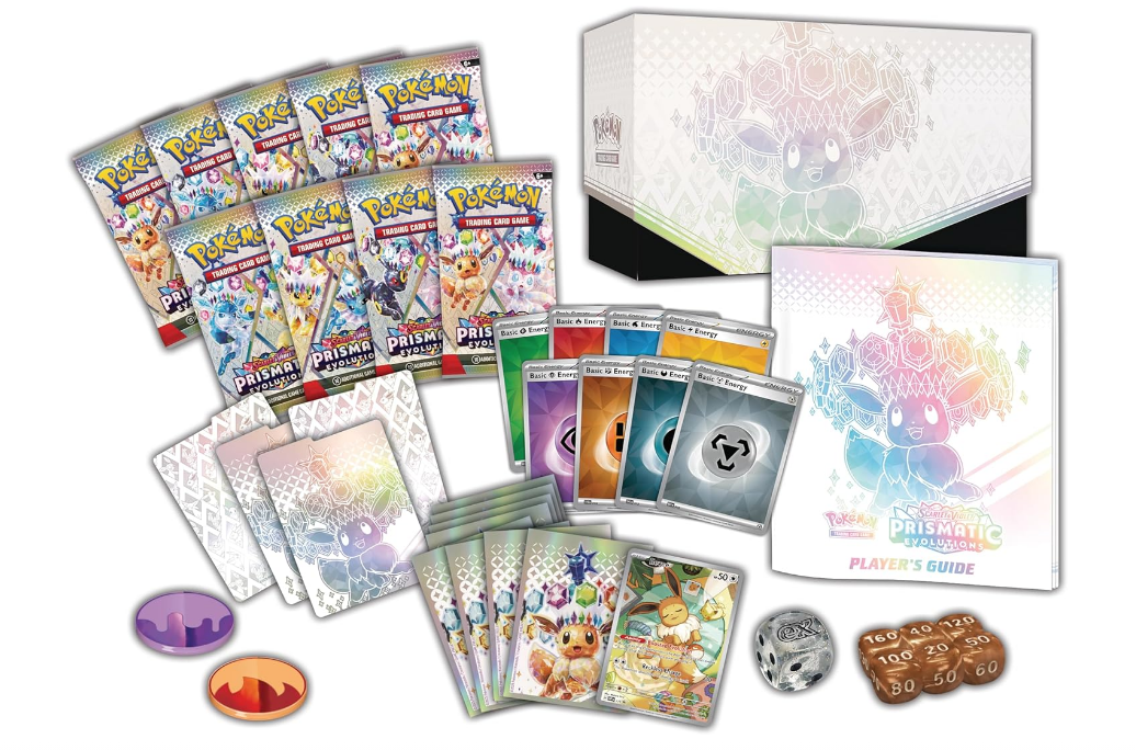 Elite Trainer Box Prismatic Evolutions – ETB -Inglés (Pokémon TCG)