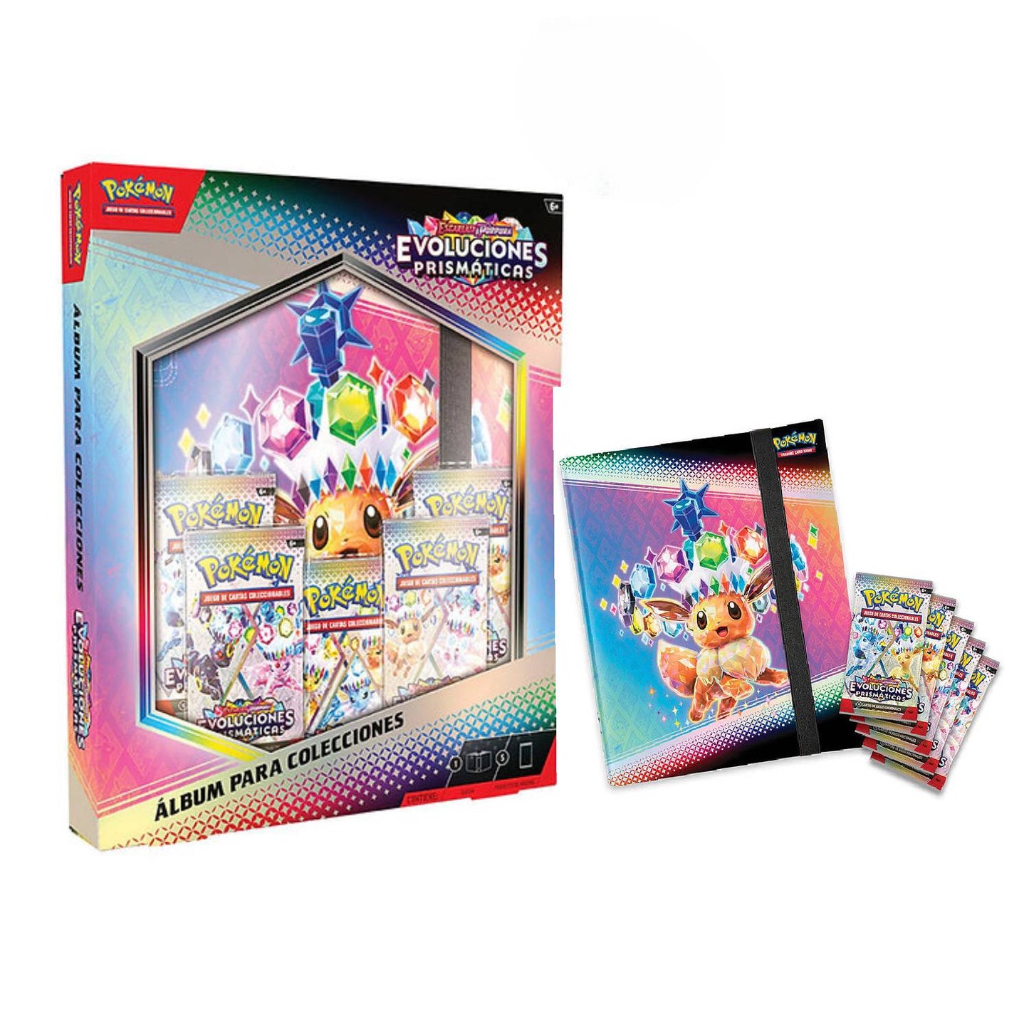 Pokemon TCG Prismatic Evolutions Binder Collection Español