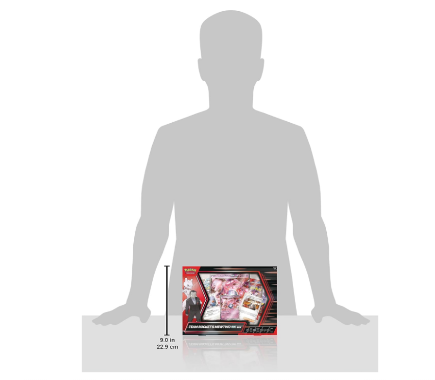 Pokémon TCG Caja Mewtwo ex del Equipo Rocket (Español Latino) – Edición exclusiva