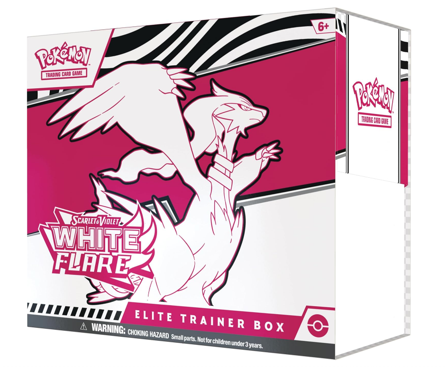 Pokémon TCG Elite Trainer Box White Flare (Inglés) | ETB Caja de Entrenador Reshiram Scarlet & Violet