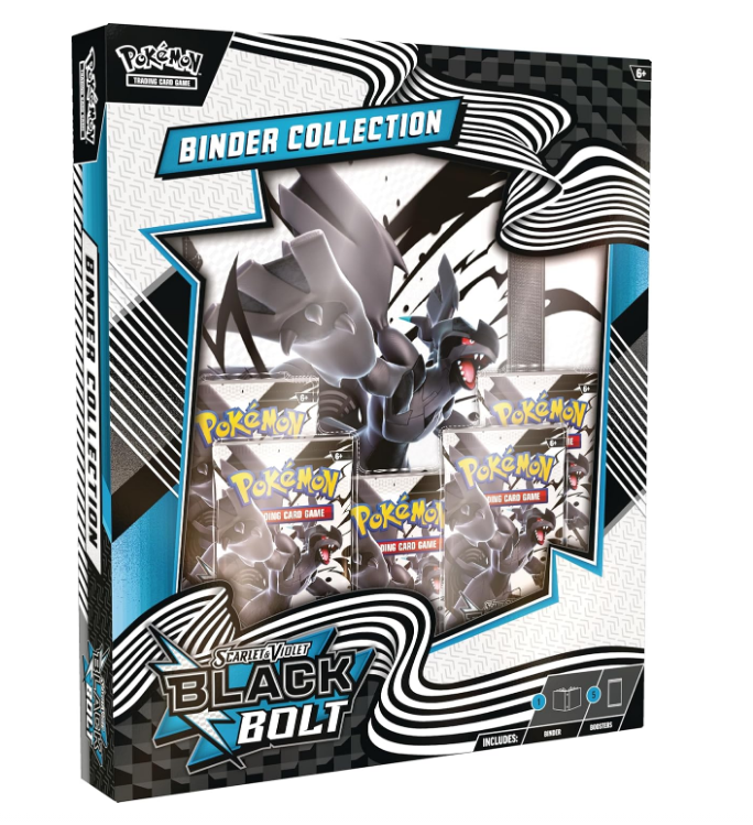 Pokémon TCG Fulgor Negro (black bolt) Binder Collection (Carpeta para colecciones) Español Latino
