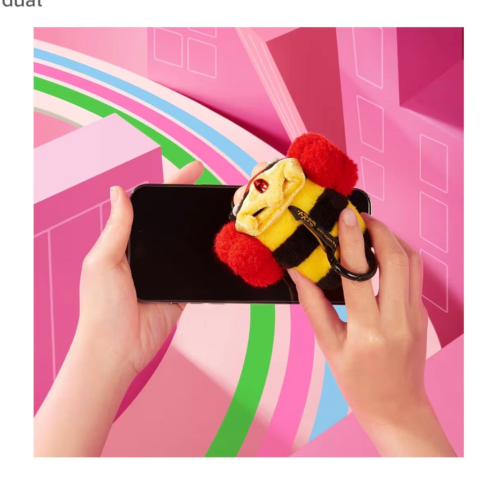 POP MART Crybaby × Serie Powerpuff Girls - Caja ciega de vinilo de felpa, blind box, diseño aleatorio, juguetes coleccionables, decoración del hogar, 1pz, caja individual al azar