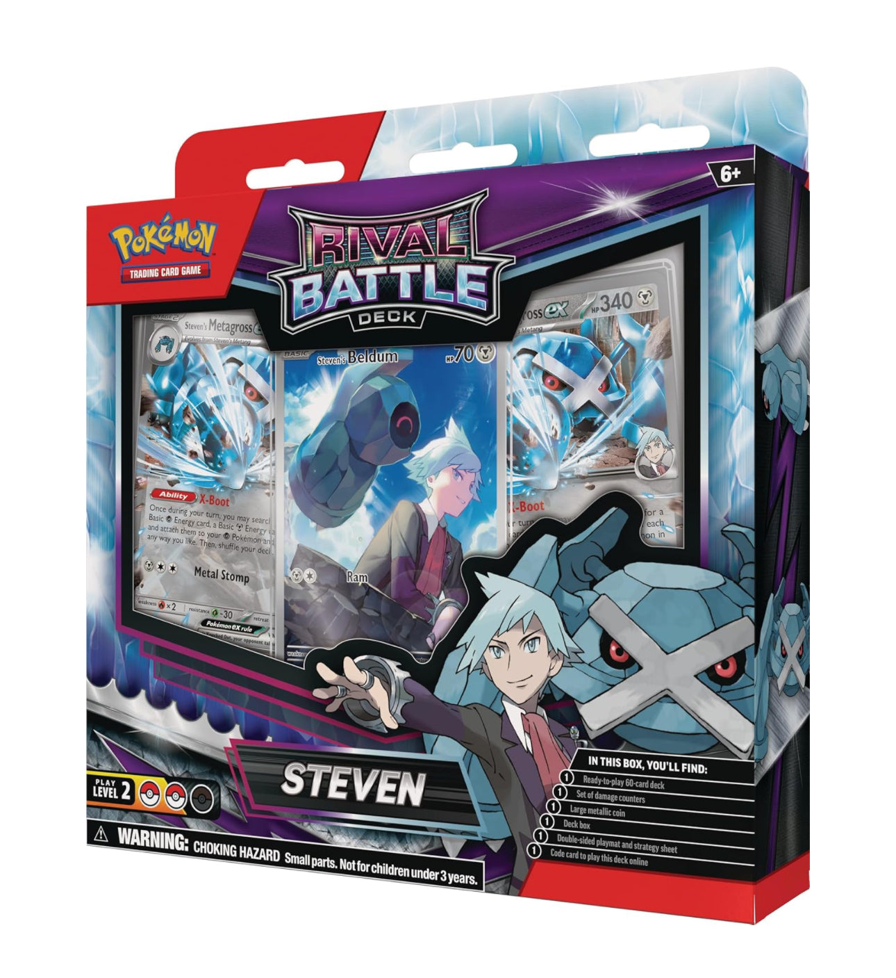 Pokemon TCG Steven Rival Battle deck inglés