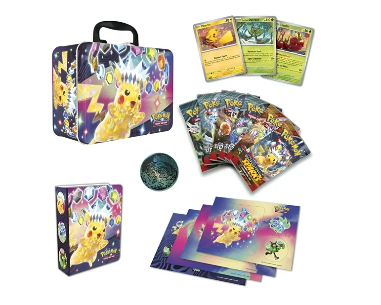 Pokémon TCG Pikachu Teracristalizado Collector Chest En Español