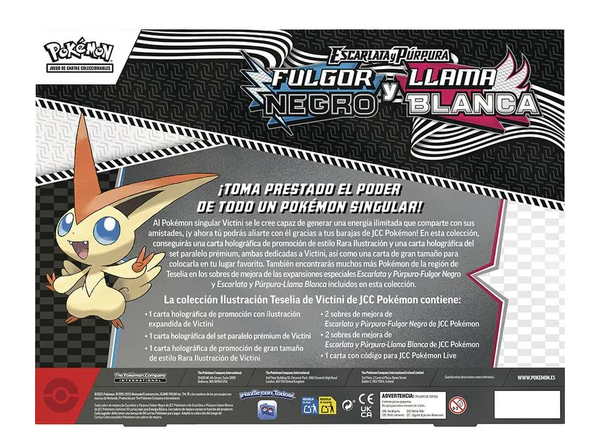Pokémon TCG Victini Ilustración – Fulgor Negro y Llama Blanca (Black bolt & White flare)