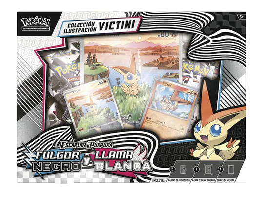 Pokémon TCG Victini Ilustración – Fulgor Negro y Llama Blanca (Black bolt & White flare)