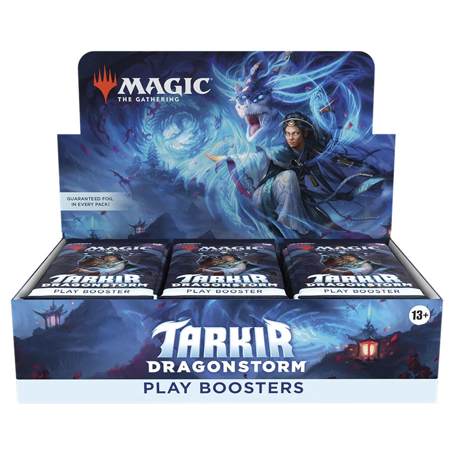 Magic The Gathering Tarkir Dragonstorm – Play Boosters Box (30 Sobres en Inglés)