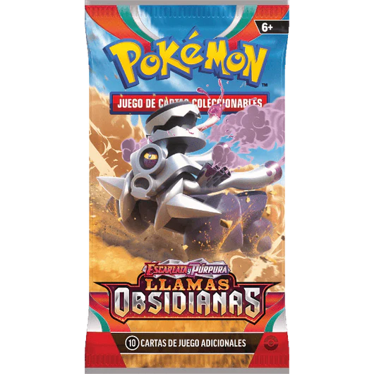 Pokémon TCG Llamas Obsidiana – Sobre Sellado (Sleeve booster)