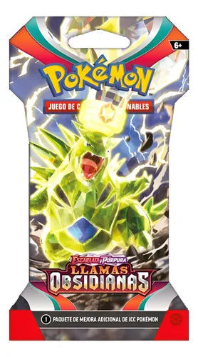 Pokémon TCG Llamas Obsidiana – Sobre Sellado (Sleeve booster)