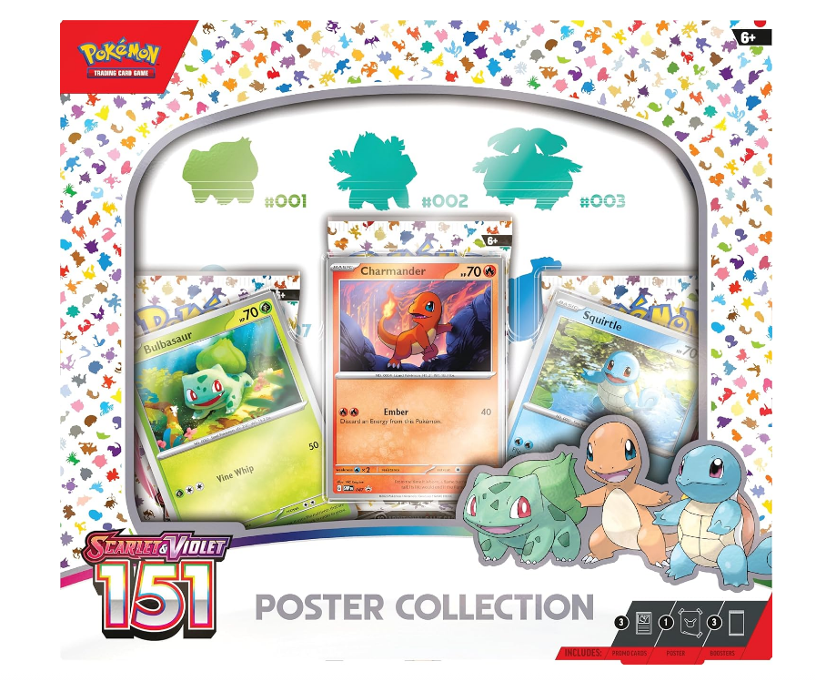 Producto 3: Scarlet & Violet 151 Poster Collection – Inglés (Pokémon TCG)