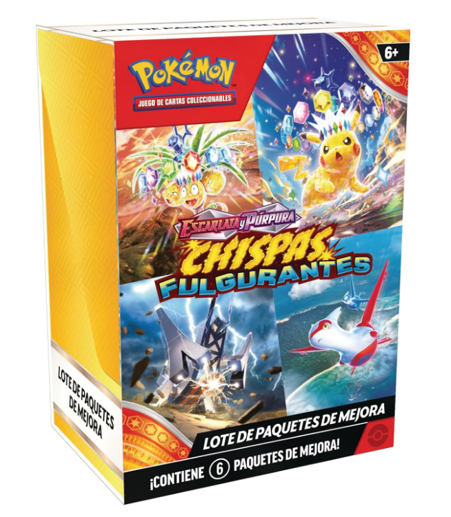 Booster Bundle Pokémon TCG Surging Sparks - Chispas Fulgurantes (6 Sobres en Español)