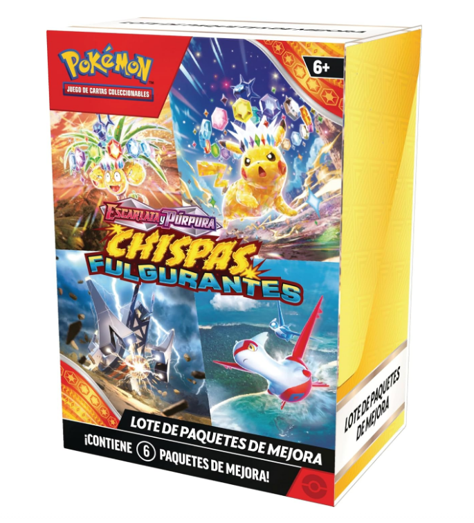 Booster Bundle Pokémon TCG Surging Sparks - Chispas Fulgurantes (6 Sobres en Español)