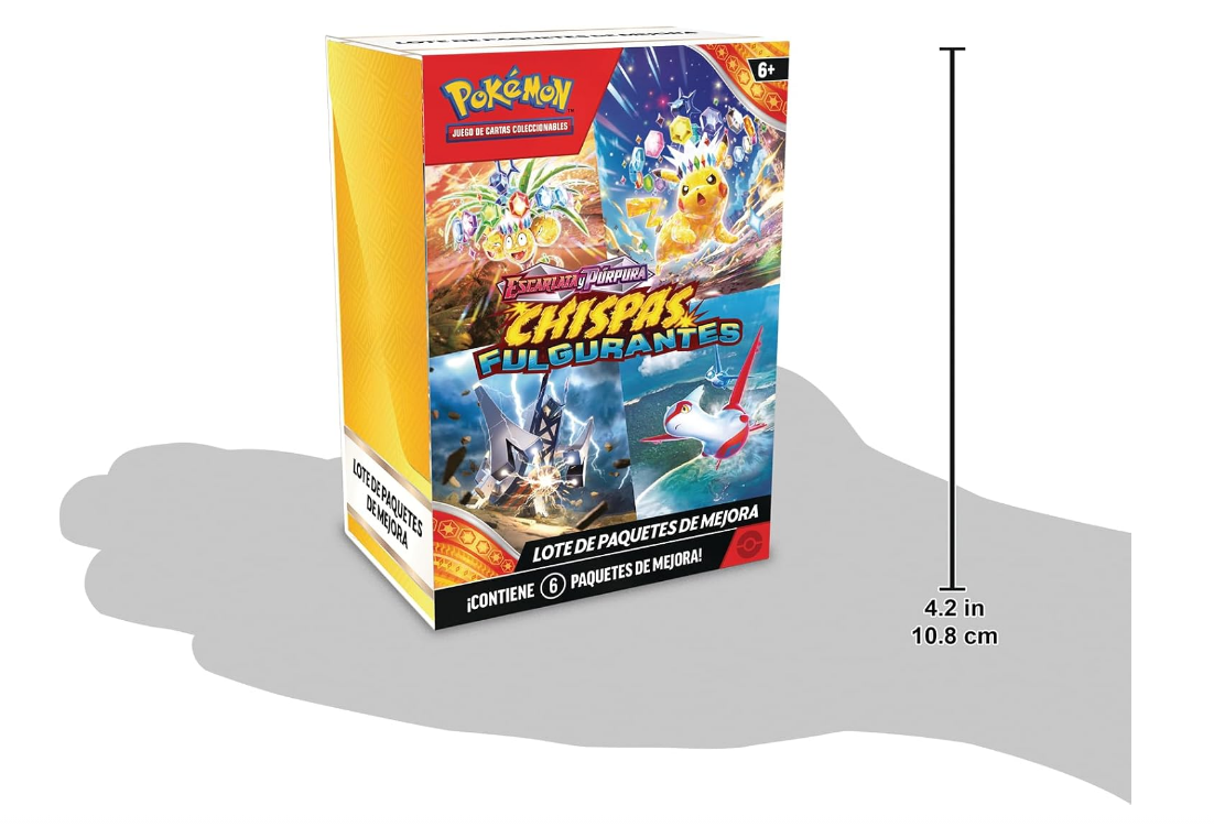 Booster Bundle Pokémon TCG Surging Sparks - Chispas Fulgurantes (6 Sobres en Español)