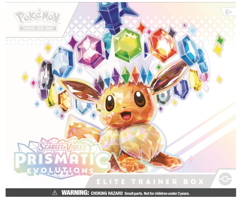 Elite Trainer Box Prismatic Evolutions – ETB -Inglés (Pokémon TCG)