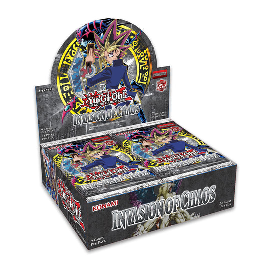 Yu-Gi-Oh! TCG Invasion of Chaos – Booster Box (24 Sobres en Inglés) | Caja de Expansión Original 25 Aniversario