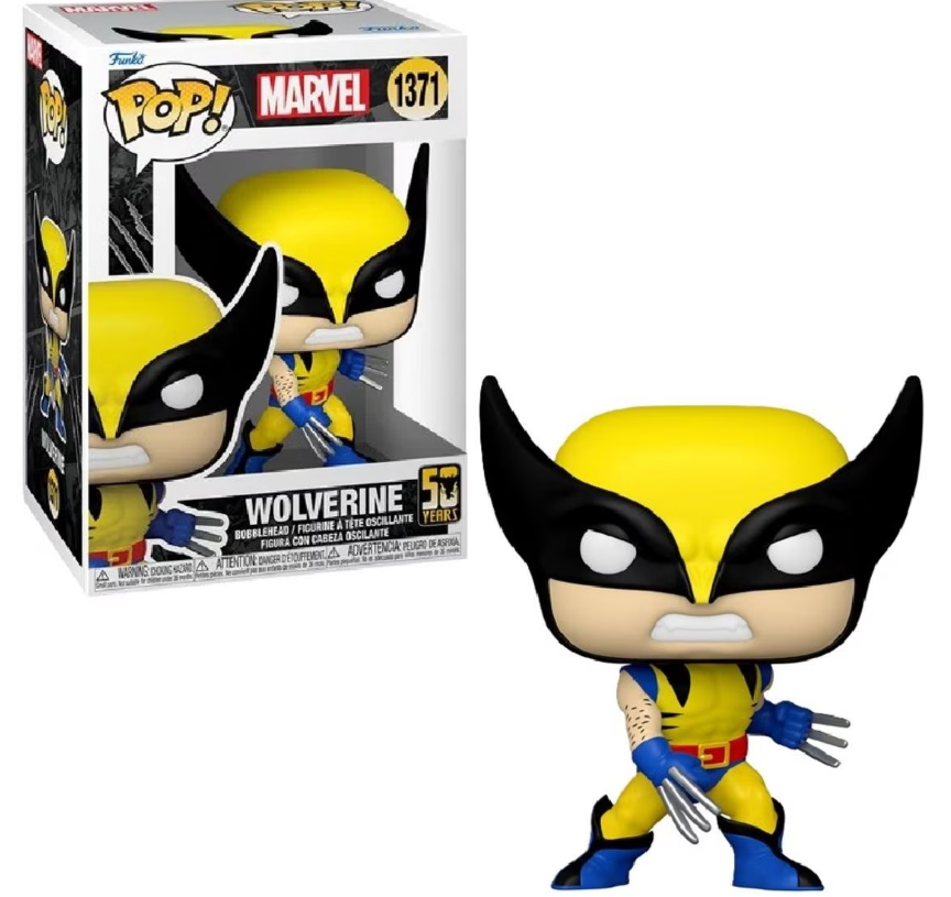 Figura- Funko Pop Marvel: Wolverine 50 Aniversario #1371 – Edición de Colección