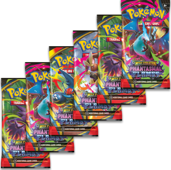 Phantasmal Flames Booster Bundle Pokémon TCG (Inglés)