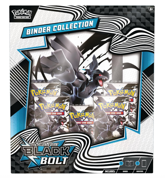 Pokémon TCG Fulgor Negro (black bolt) Binder Collection (Carpeta para colecciones) Español Latino