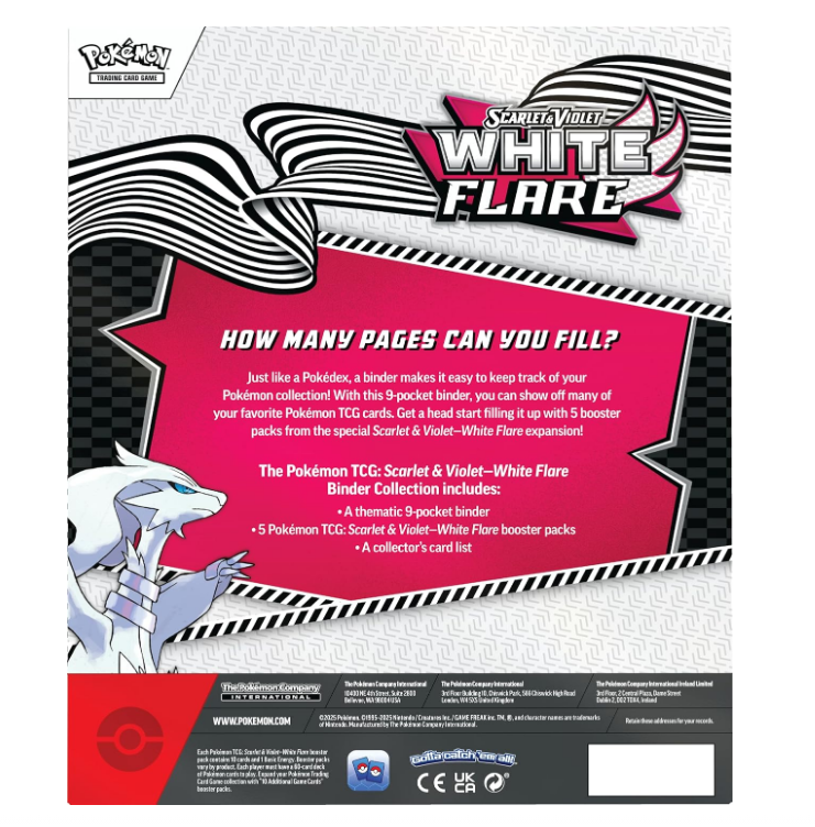Pokémon TCG Llama Blanca (white flare) Binder Collection (Carpeta para colecciones) Español Latino