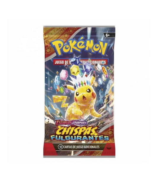 Pokémon TCG – Sobre de Cartas Chispas Fulgurantes (Surging Sparks) Español | Booster Oficial